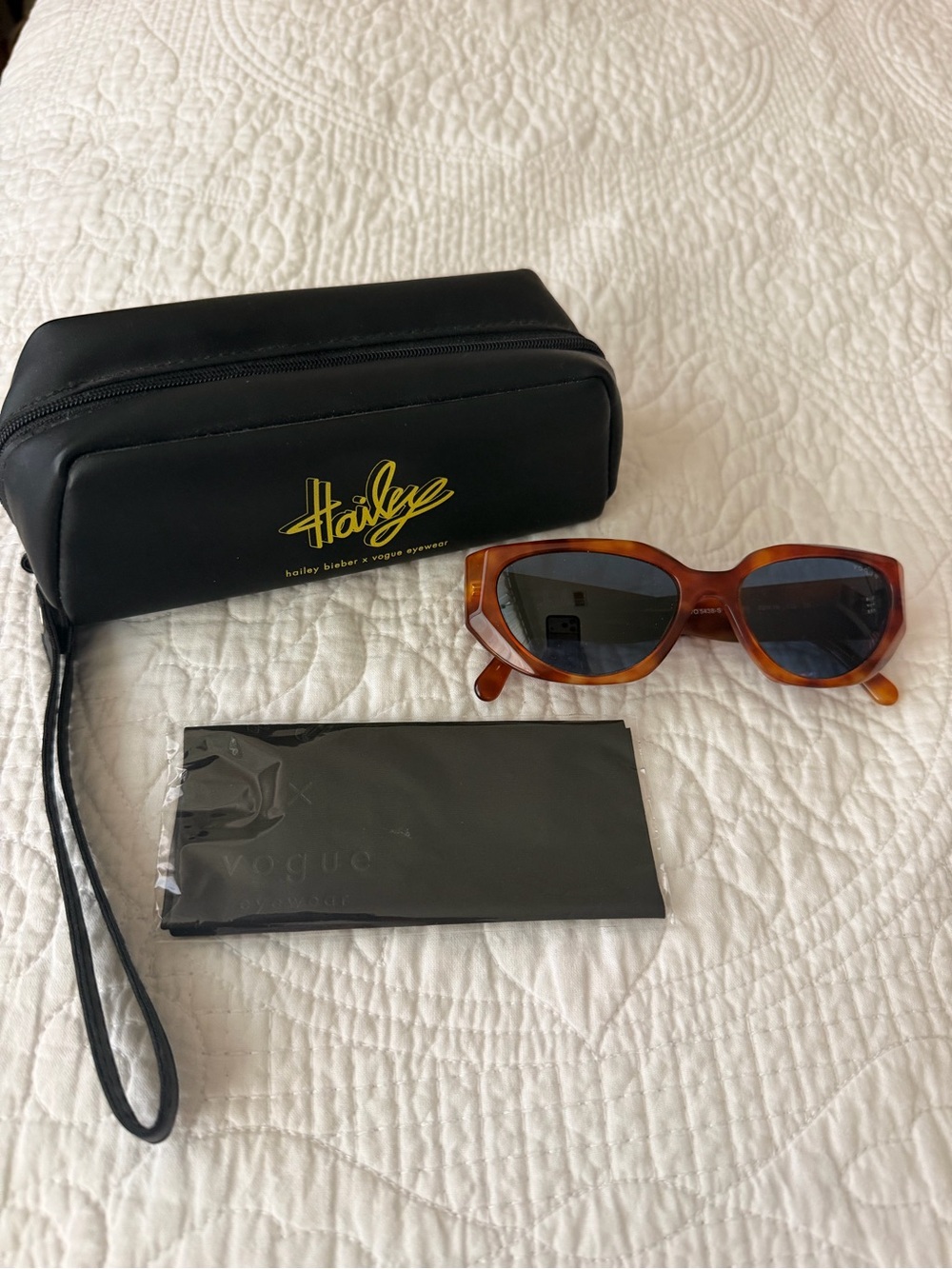 Hailey Bieber x Vogue Brown Tortoise Sunglasses